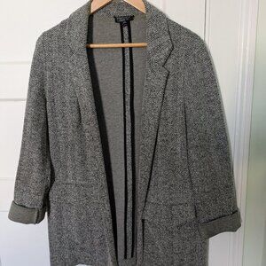 Topshop Soft Blazer Grey with Pockets US Size 8